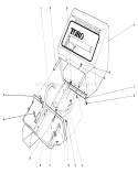 Grass Catcher Assembly Diagram and Parts List for 23450 1000001-1999999 - 1981 Toro Lawn Mower