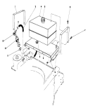Remote Fuel Tank Kit 39-5910 Diagram and Parts List for 23450 1000001-1999999 - 1981 Toro Lawn Mower