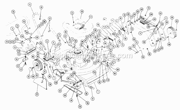 Parts List For Lcp-2147 Diagram and Parts List for LCP-2147 1968 Toro Lawn Mower