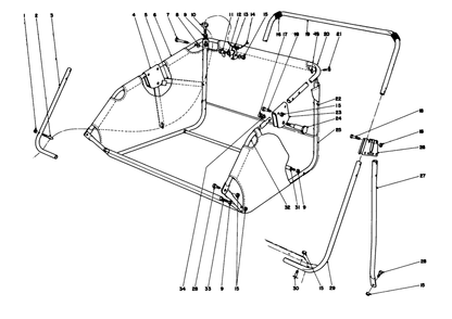 Part Location Diagram of 17-3110 Toro Spreader rod