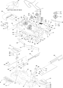 Part Location Diagram of 131-7716 Toro Deck Decal Asm