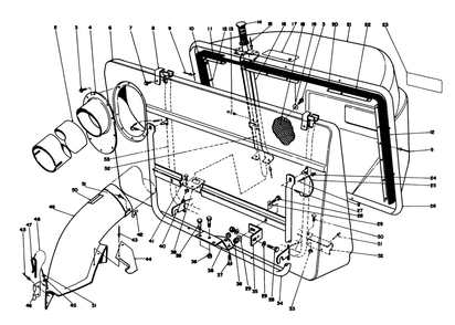 Part Location Diagram of 55-7270 Toro DISCONTINUED