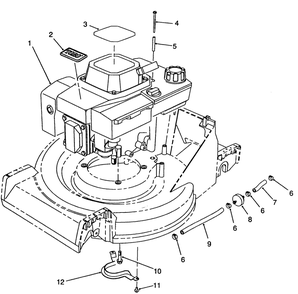 Engine Assembly Diagram and Parts List for 26622C 9000001 - 9999999 Toro Lawn Mower