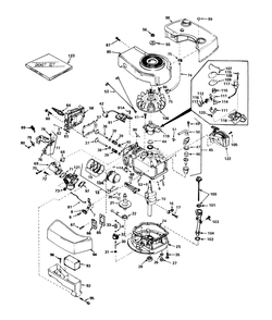 Engine Tecumseh Model No. Tnt-100-10070c Diagram and Parts List for 20775 0000001 - 0999999 Toro Lawn Mower