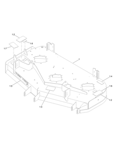 Part Location Diagram of 145-8411 Toro DECAL-ADJUSTABLE BAFFLE