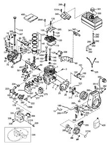 Engine Tecumseh Model Hmsk80-155386u (Cont.) Diagram and Parts List for 38543 7900001 - 7999999 Toro Snow Blower