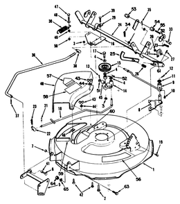 Part Location Diagram of 63-1340 Toro Decal-Danger
