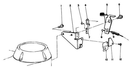 Brake Assembly Diagram and Parts List for 22685 0000001 - 0999999 Toro Lawn Mower