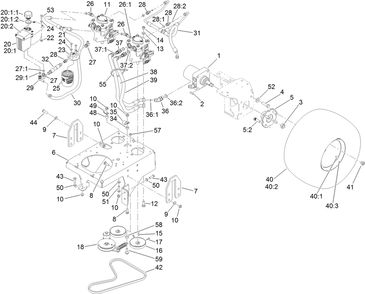 Part Location Diagram of 103-2446 Toro TIE-PLASTIC