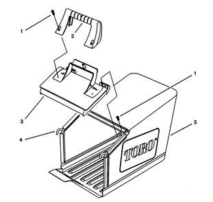 Part Location Diagram of 71-9900 Toro Frame
