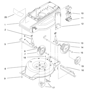 Part Location Diagram of 95-5167 Toro DISCONTINUED