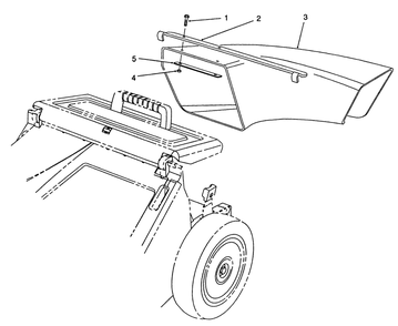 Side Discharge Chute Model No. 59112 (Optional) Diagram and Parts List for 26651 9000001 - 9999999 Toro Lawn Mower