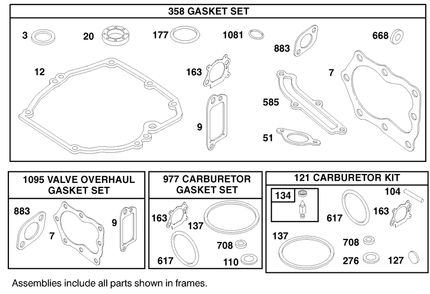 Engine Briggs & Stratton Model 12h802-1767-E1 Diagram and Parts List for 20651 9900001 - 9999999 Toro Lawn Mower