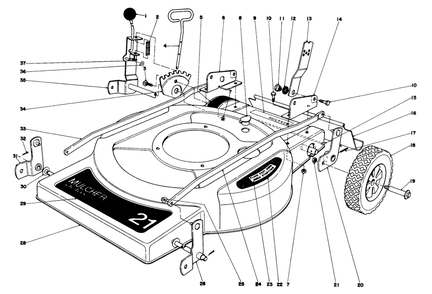 Part Location Diagram of 364690 Toro Decal-Front Deck