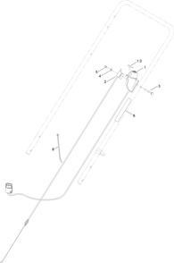 Part Location Diagram of 147-0444 Toro Cable - Brake