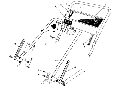 Part Location Diagram of 82-9120 Toro DISCONTINUED