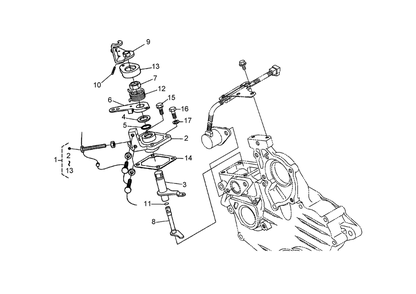 Speed Control Plate Assembly Diagram and Parts List for 74264TE (260000001-260999999)(2006) Toro Lawn Mower