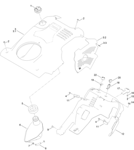 Shroud Assembly Diagram and Parts List for 38568 407000000 - 999999999 Toro Snow Blower