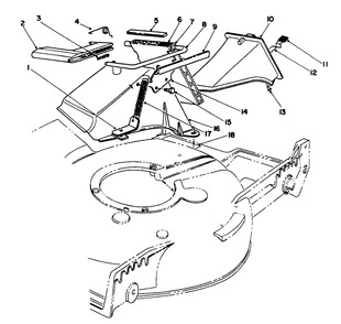 Recycler Bagging Klt Model No. 59174 (Optional) Diagram and Parts List for 20218 1000001 - 1999999 Toro Lawn Mower