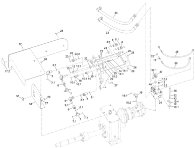 Carriage Guard And Mounting Assembly Diagram and Parts List for 23898 400000000 - 999999999 Toro Lawn Tractor Accessories