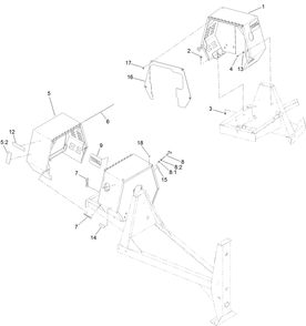 Part Location Diagram of 133-5618 Toro Decal-Arrester, Spark