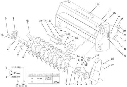 Part Location Diagram of 354-30 Toro Quick Coupler-Female