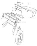 Side Discharge Chute Model No. 59112 Diagram and Parts List for 26551 9000001-9999999 - 1989 Toro Lawn Mower