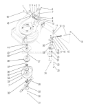 Blade & Brake Assembly Diagram and Parts List for 26562 0000001-0999999 - 1990 Toro Lawn Mower