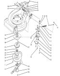 Blade & Brake Assembly Diagram and Parts List for 26562 1000001-1999999 - 1991 Toro Lawn Mower