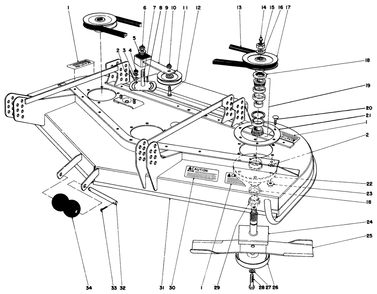 Cutting Unit Model No. 30560 Diagram and Parts List for 30560 4000001 - 4999999 Toro Lawn Mower