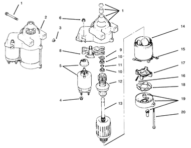 Starting System Diagram and Parts List for 30191 690372 - 699999 Toro Lawn Tractor Accessories