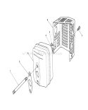 Muffler Assembly Diagram and Parts List for 26620BF 1000001-1999999 - 1991 Toro Lawn Mower