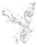 Crankcase Assembly Diagram and Parts List for 26620BF 1000001-1999999 - 1991 Toro Lawn Mower