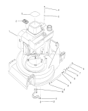 Engine Assembly Diagram and Parts List for 26620BF 1000001-1999999 - 1991 Toro Lawn Mower