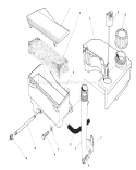 Air Cleaner and Fuel Tank Assembly Diagram and Parts List for 26620B 1000001-1999999 - 1991 Toro Lawn Mower