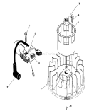 Magneto & Flywheel Assembly Diagram and Parts List for 26620B 1000001-1999999 - 1991 Toro Lawn Mower