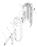 Muffler Assembly Diagram and Parts List for 26620B 1000001-1999999 - 1991 Toro Lawn Mower