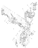 Crankcase Assembly Diagram and Parts List for 26620B 1000001-1999999 - 1991 Toro Lawn Mower