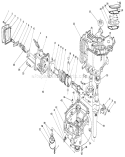 Crankcase Assembly Diagram and Parts List for 26620B 2000001-2999999 - 1992 Toro Lawn Mower