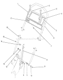 Part Location Diagram of 72-8030 Toro Decal - Rear Panel/Ger