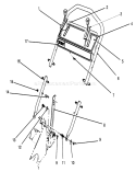 Part Location Diagram of 76-2713 Toro Ground Speed Control