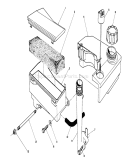 Air Cleaner and Fuel Tank Assembly Diagram and Parts List for 26620C 9000001-9999999 - 1989 Toro Lawn Mower