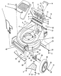 Part Location Diagram of 13-5879 Toro Housing W/Decal