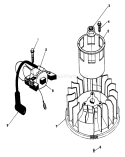 Magneto & Flywheel Assembly Diagram and Parts List for 26620C 9000001-9999999 - 1989 Toro Lawn Mower