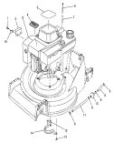 Engine Assembly Diagram and Parts List for 26620C 9000001-9999999 - 1989 Toro Lawn Mower