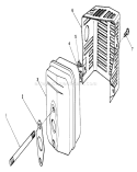 Muffler Assembly Diagram and Parts List for 26621B 1000001-1999999 - 1991 Toro Lawn Mower