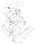 Engine Assembly Diagram and Parts List for 26621B 1000001-1999999 - 1991 Toro Lawn Mower