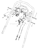 Traction Control Assembly Diagram and Parts List for 26621B 2000001-2999999 - 1992 Toro Lawn Mower