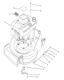 Engine Assembly Diagram and Parts List for 26621B 2000001-2999999 - 1992 Toro Lawn Mower