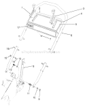Part Location Diagram of 13-6269 Toro Panel W/Decals